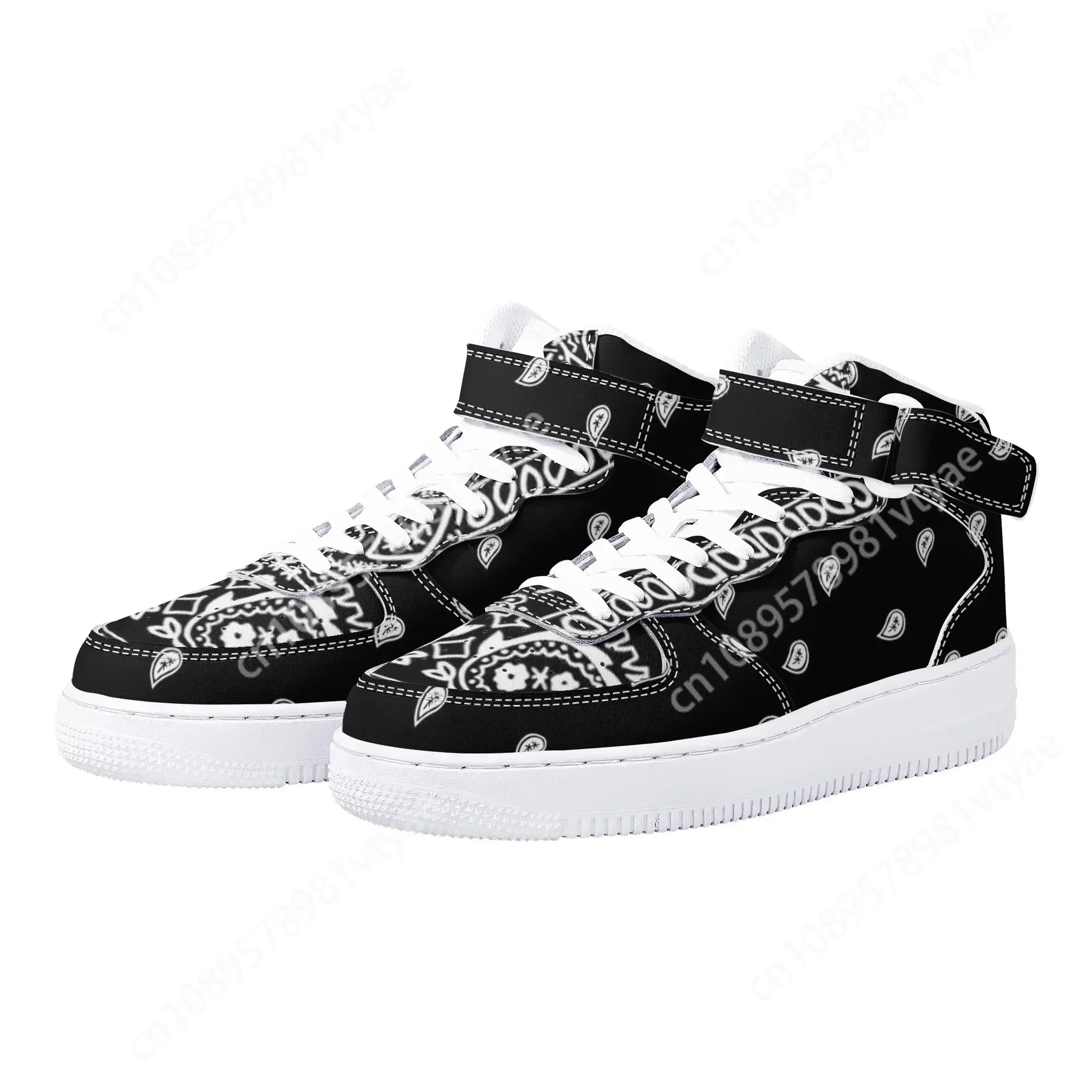 s Bandana Print Men Basketball Sneakers Leisure Shoes True Size Running Shoes Factory Direct