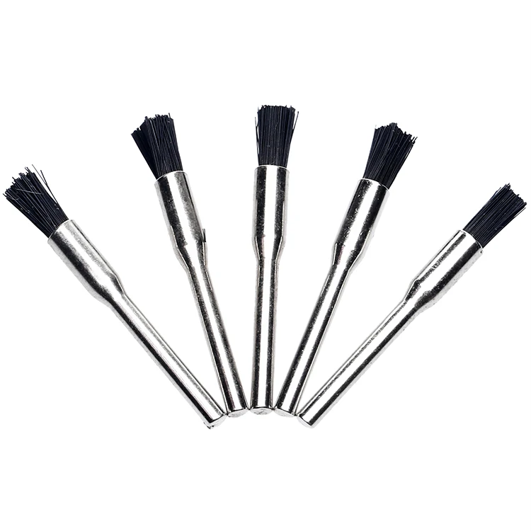 5pcs Dremel Accessories Penstyle Nylon Dremel Wire Brush Burr Brush