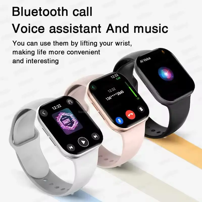 2025 New For Apple GPS Watch 10 Smart Watch Men HD AMOLED Memory Music 3D Surround Bluetooth Call Waterproof Smartwatch Woman 6