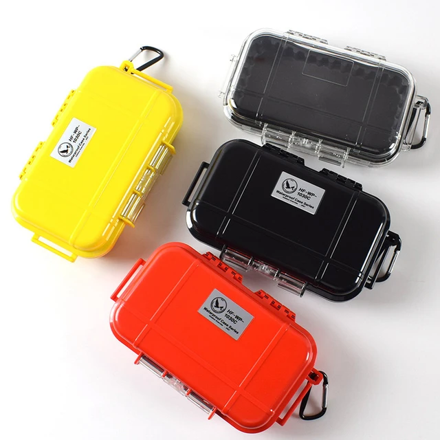 Outdoor Shockproof Waterproof Boxes Camping Tool Portable Storage Box with  Travel Cushioning Pad Sealed Container Edc Ool Case - AliExpress