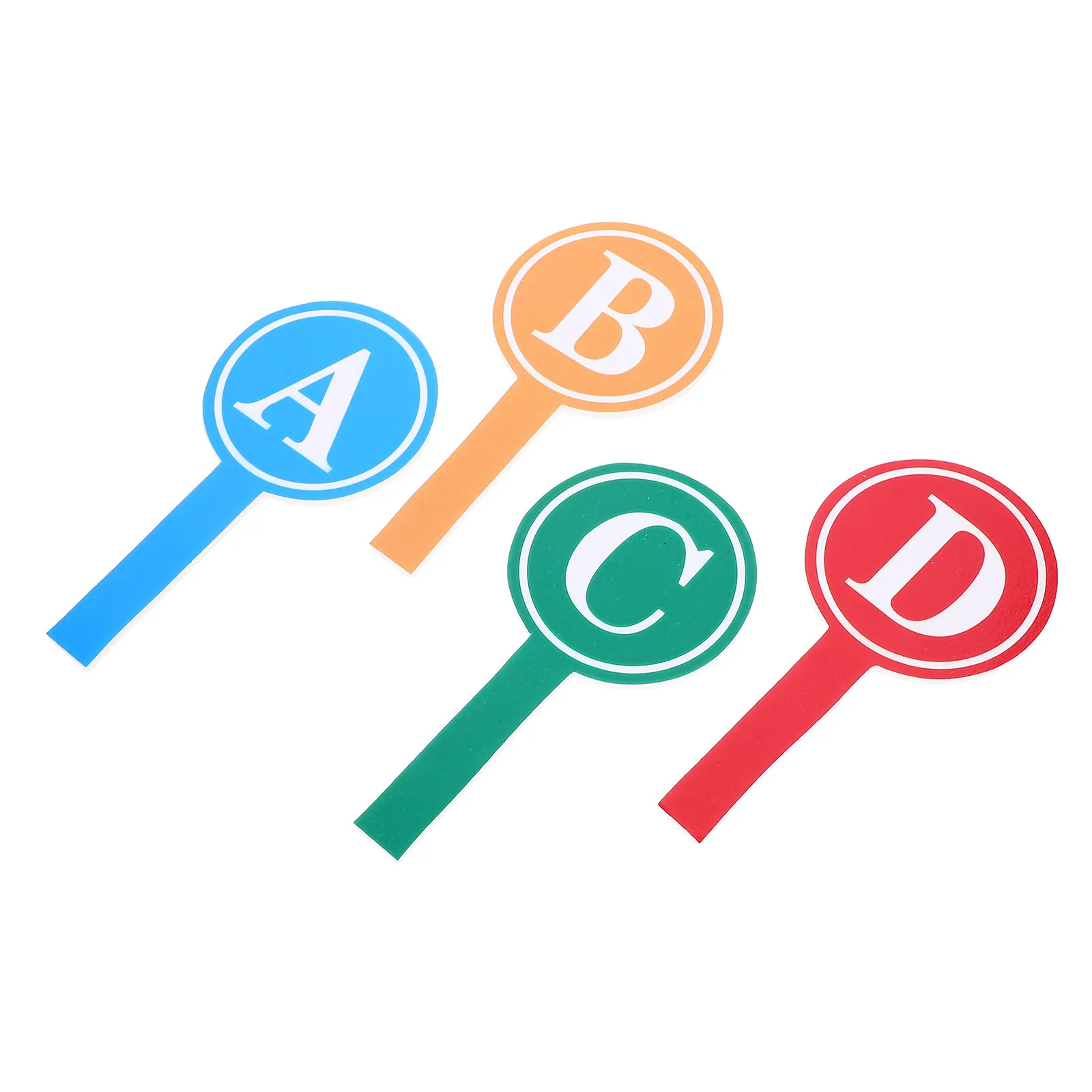 4Pcs 빈 점수판 단면 휴대용 건식 지우개 보드 게임 경쟁 점수 측정을 위한 투표 패들 재사용 가능한 화이트보드