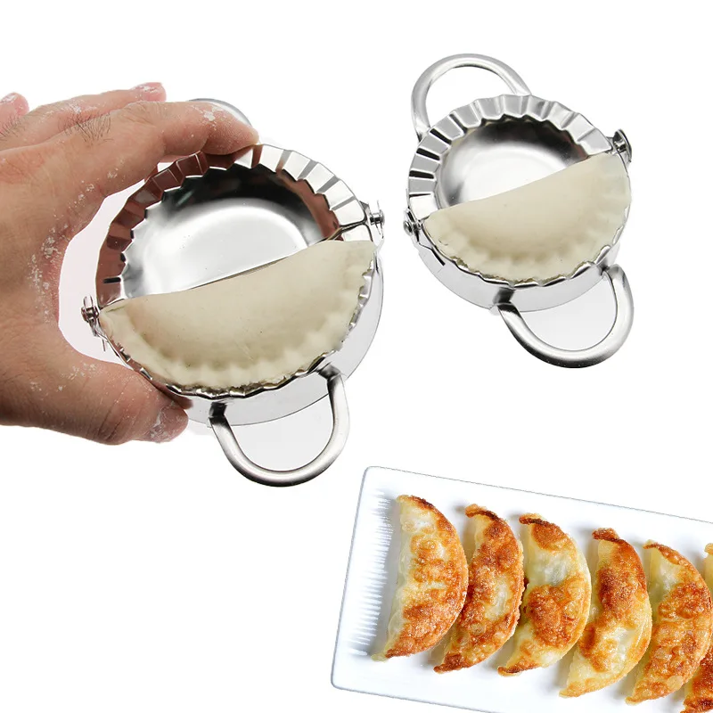 Dumpling Maker 304 Stainless Steel Dumpling Machine Household Manual Press Kitchen Pastry Baking Mold Accessories
