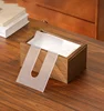 Chinese Wooden Desktop Tissue Box Living Room Light Luxury Simple Coffee Table Bedroom Office Walnut Color Tissue Box 4
