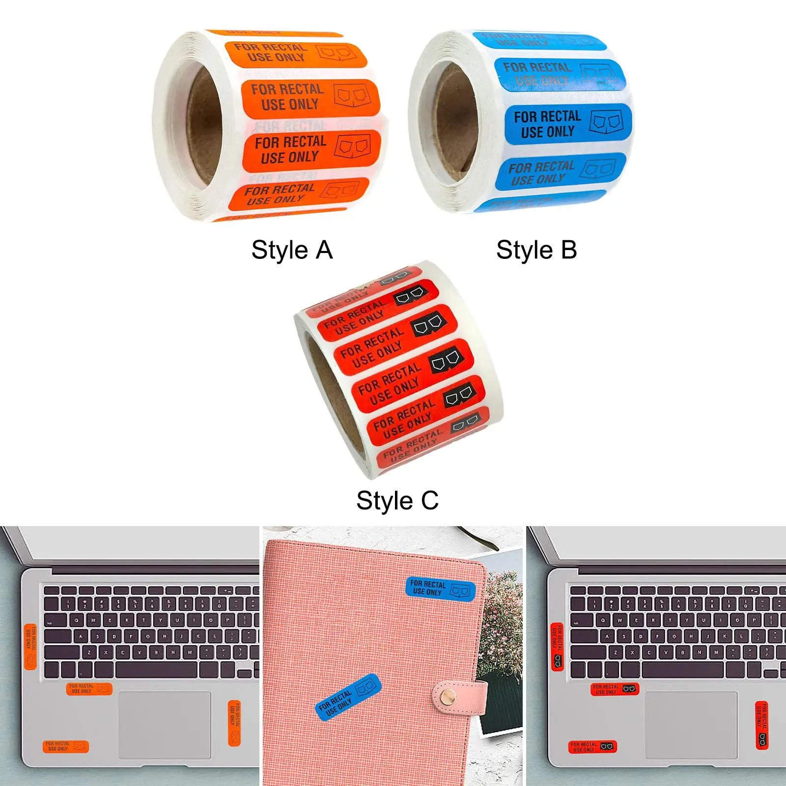500 for Rectal Use Only Stickers 1.80 500 for Rectal Use Only Stickers 1.80
