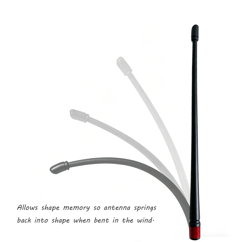 32CM AM/FM 라디오 안테나, Dodge Ram 1500, Jeep Wrangler JK/JL, Ford F150에 적합, 차량용 플렉시블 안테나