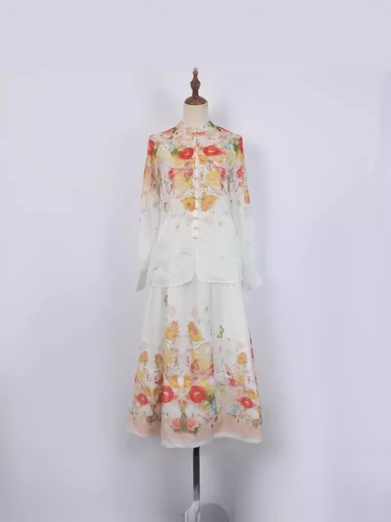 dress Australian fashion summer dresses 2024 printed Long dresses skirt set Elegant dress Womens midi dresses
