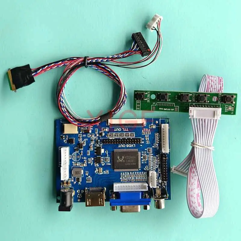 

Светодиодный ЖК-экран VGA + 2AV, экран со светодиодной подсветкой/L12/L13/L21/L22/L23/L24/L31/L32/L33 LVDS 40-Pin 1366*768