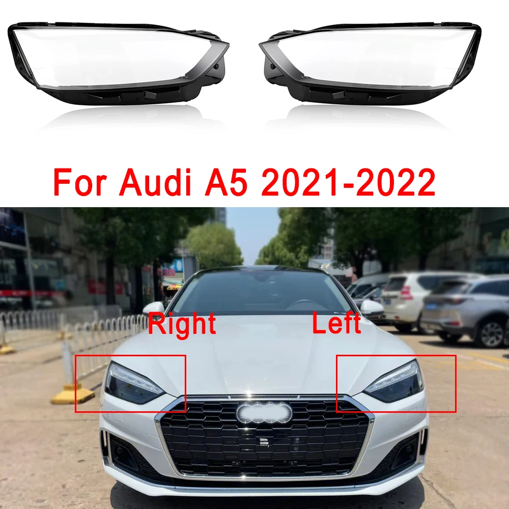 

Для Audi A5 2021 2022 автомобильный налобный фонарь прозрачный налобный фонарь оболочка автомобильный абажур объектив