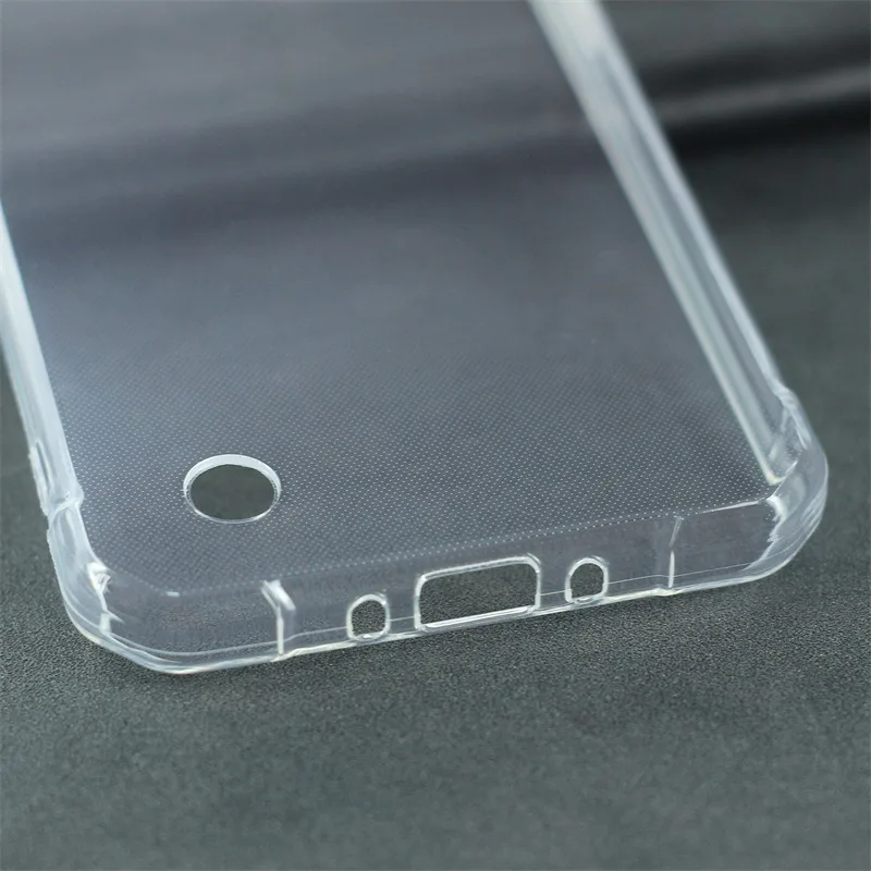 Ultra-Thin Black Transparent TPU Silicone Protective Case