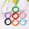 5 Pcs DIY 25mm O Ring Keychain Clips Colorful Metal Openable Round Carabiner Durable Spring Clasp Jewelry 1
