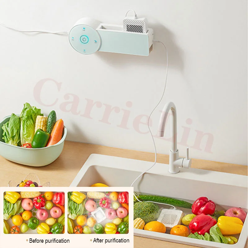 Ultrasonic Purifier Multifunctional Active Ozone Generator Disinfector  Purifying Fruits And Vegetables Water Food 4