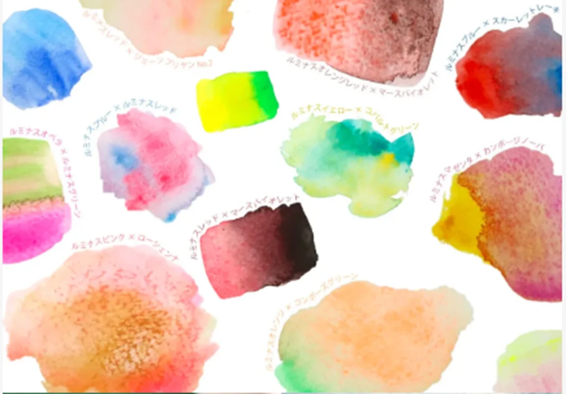 Holbein Artist Watercolor Paint 15ml Tubular Granulating Color Professional acuarela Beginner Student Art Supplies