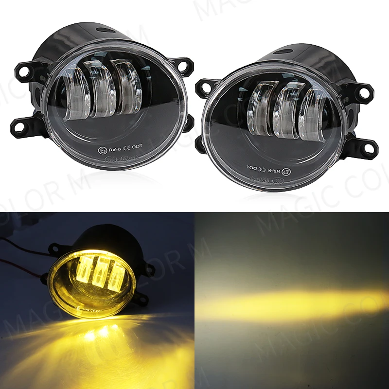 Fog Lamps LED Fit Toyota Corolla RAV4 Camry Yaris Prius CHR Hilux Lexus Car Headlight Daytime Running Lights 12V