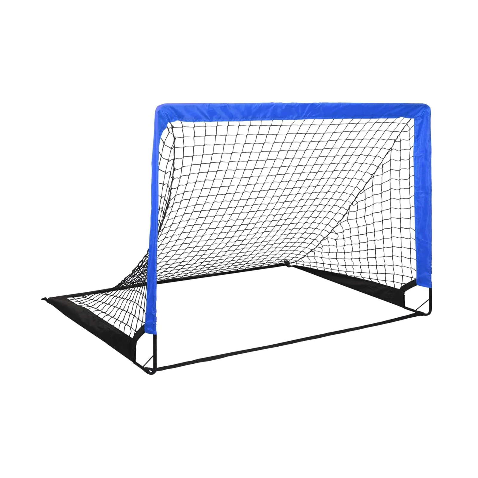 Kids Soccer Goal Set Fun Teamwork Training Primary School Students Football Outdoor Goals Blue