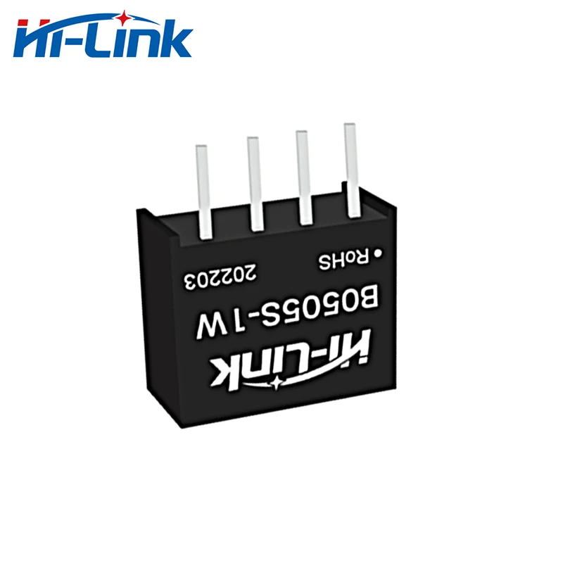 5pcs Hi-Link new small size low cost 5V 1W DC DC converter voltage transformer 1W Output smart home B0505S-1WR2