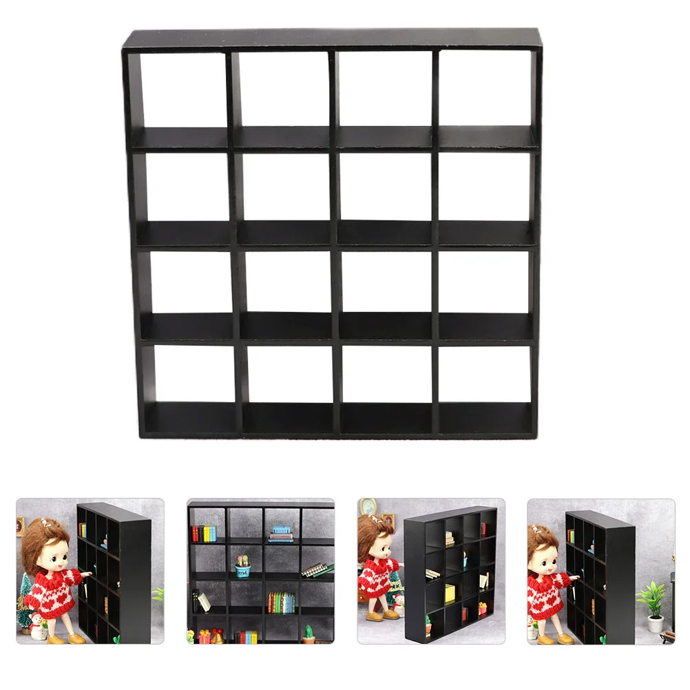 

Ornaments Simulation Shelf Child Household Decor Mini Furniture Model Wooden Miniature Scene Accessory