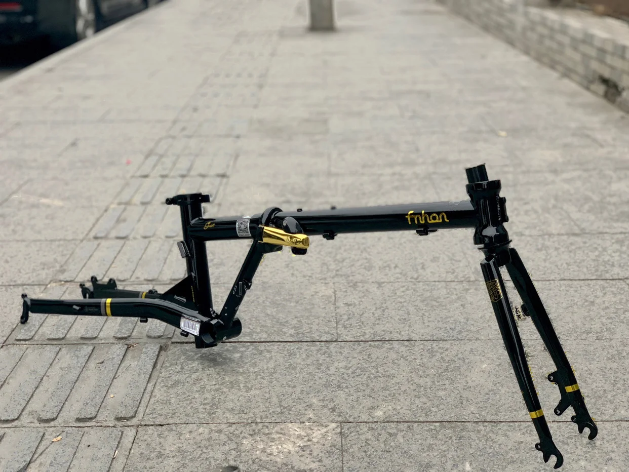 Fnhon突風CR-MO鋼折りたたみ自転車フレームフォーク20 