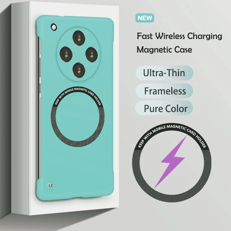 Luxury Ultra Slim Magnetic Frameless Color Phone Case - Shockproof Design