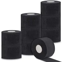1 Roll Disposable Black Barber Neck Strips Barber Neck Paper Stretchy Strip Neck Edge Paper Haircut Styling Accessories 1