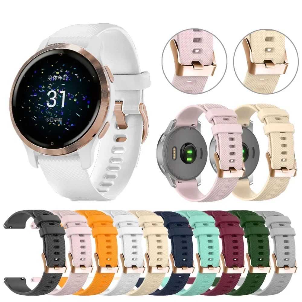 20mm PU Leather Sports Watchband Replacement Strap