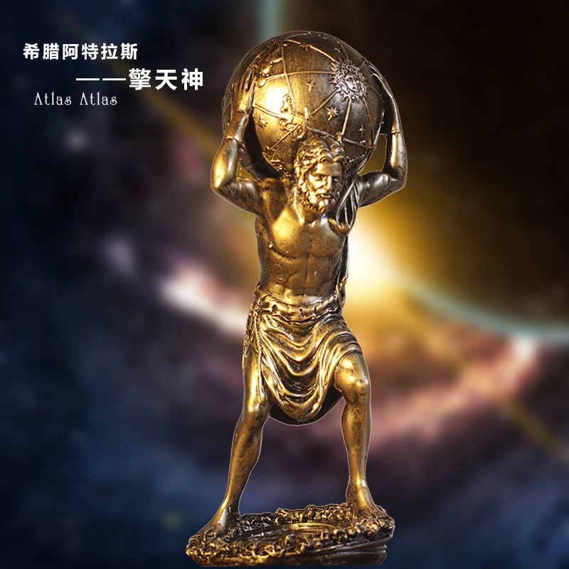 

H27cm Ancient Greek Warriors, Titans, Atlas, Creative Bar, Office Decoration, Photography, Clothing Store, Hercules