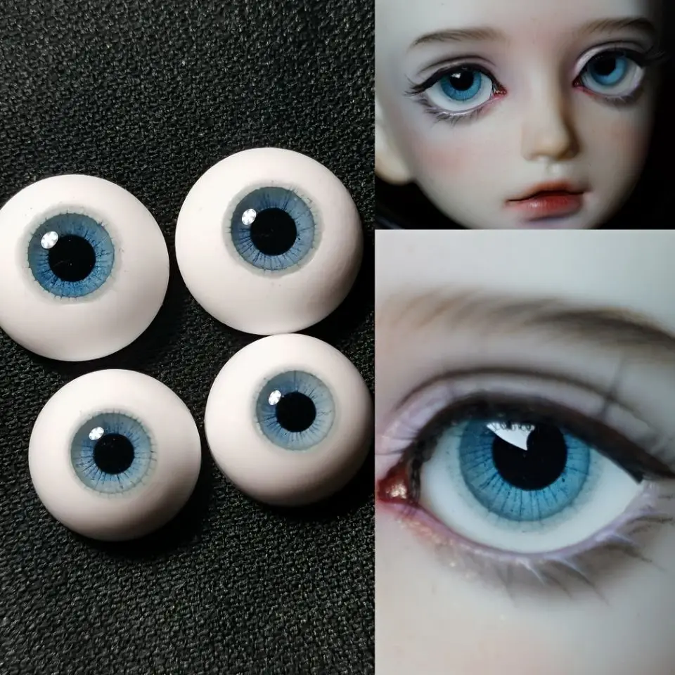 New Resin Eyes Doll Eyeball For 1/6 1/8 1/3 BJD Doll OB11 DIY Handmade Eyeball 10mm/12mm/14mm/16mm Doll Accessories Eyeball Gift
