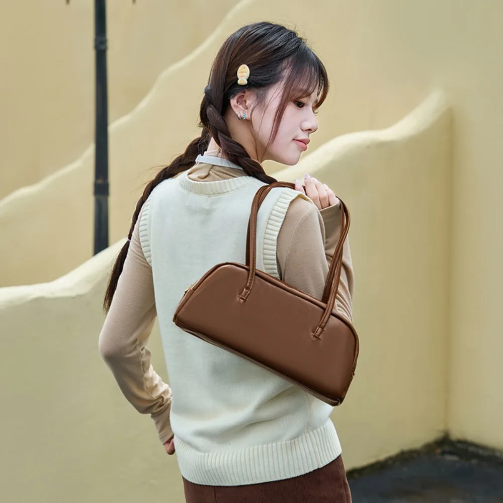 Nuova Borsa a Tracolla alla Moda, Chiusura con Cerniera e Tracolla Lunga Fissa, Borsa Versatile da Donna per Feste, Viaggi e Lavoro - immagine 3