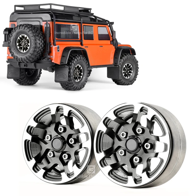 Pneus 1.9" Caoutchouc Pour Voiture RC 1/10 Traxxas TRX4, RC4WD D90, Axial - 120x45mm - Lot