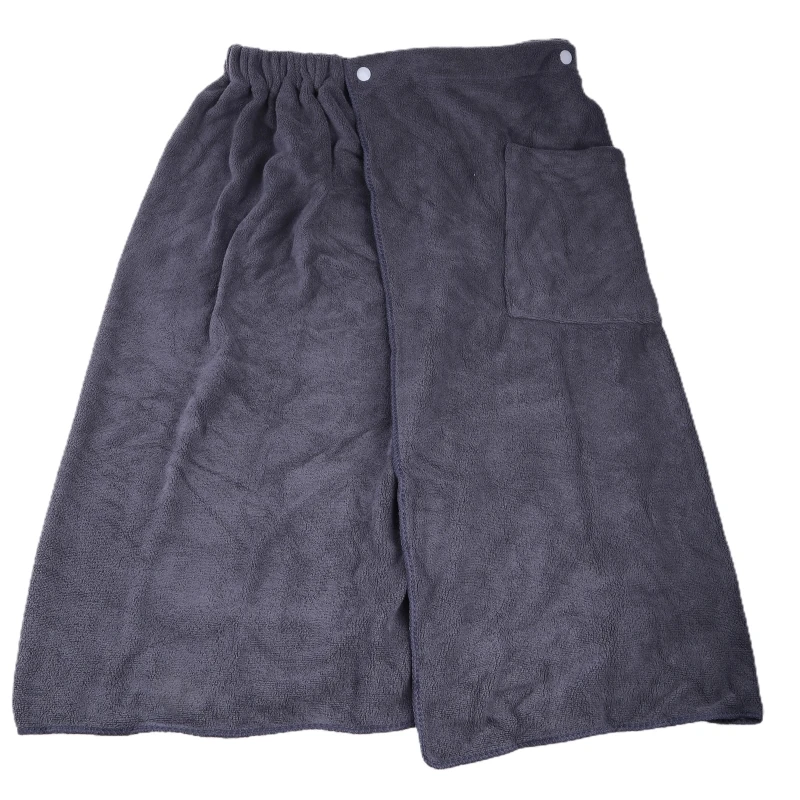 

Man Wearable Bath Towel with Pocket Swimming Beach Towel Blanket Men Spa Shower Bath Wrap Towel 70x140cm