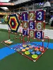 Flying Disc Target Shelf Adult Children Outdoor Sports Game Pvc Number Plate Assembly Frame Parent-child Sports Throwing Game 5
