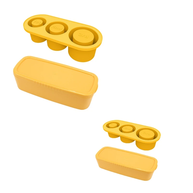 

Силиконовый квадратный поднос для льда с крышкой для тумблера 20-40 унций, 3 пустотелых цилиндра, квадратные формы для льда для кружки, многоразовые большие