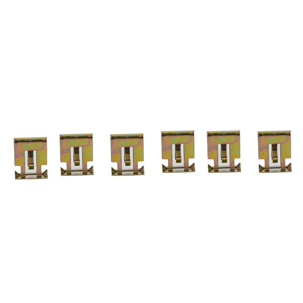 

Easy Install Metal Retainer Clip Yellow 12.2x12.7x15.5mm Brand New Bronze Tone Console Dash Dashboard Trim Accessories Useful