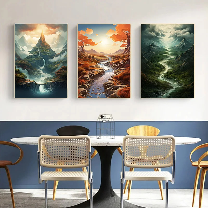 

Bedroom Decoration Home Decorations 1pcs Decoration Pictures Room Wall Art Canvas Painting Sunset Western Cowboys Decor for Room