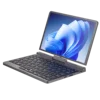 YSJMNPC 12th Gen Mini Laptop Intel N100 Quad Core 8 Inch Screen LPDDR5 12GB 1TB 4800MHz Windows11Pro AX WiFi6 BT5.2 RJ45 LAN 3