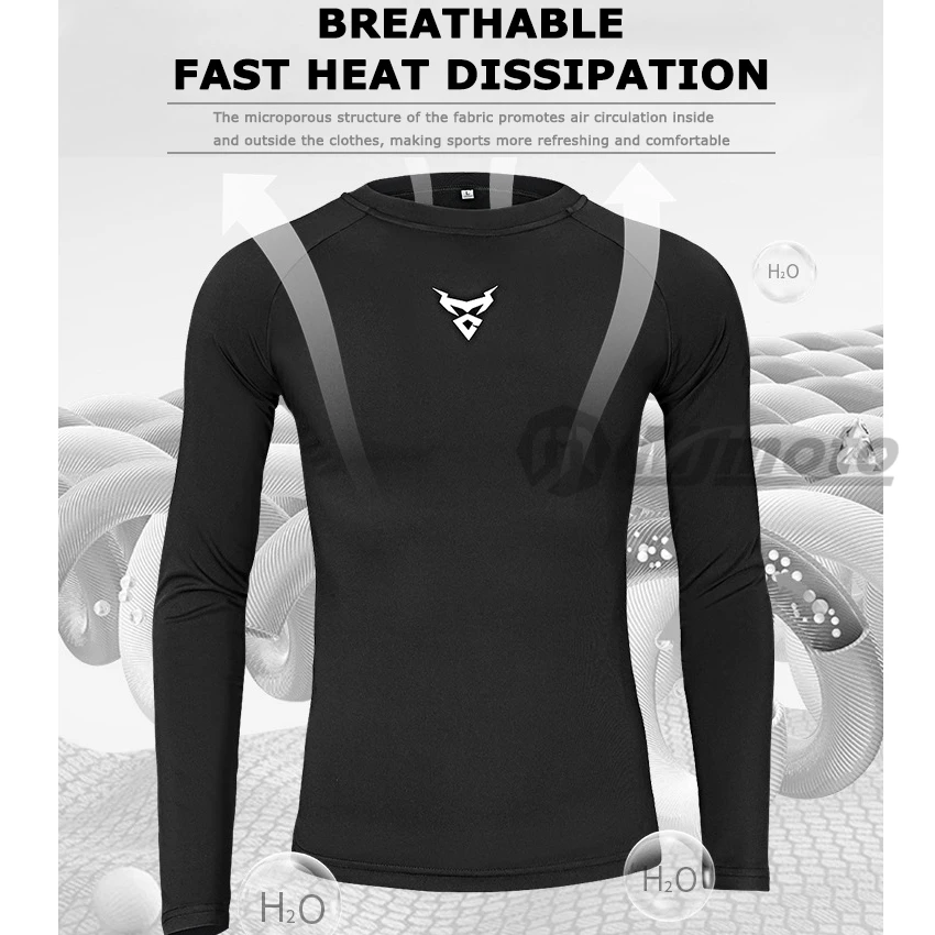 Motorcycle Underwear Racing Sportswear Motorcycle Racing Suits Off-Road Motorbike Shirt + Pants motorcycle Riding Perspiration Underwear Quick Dry Jersey