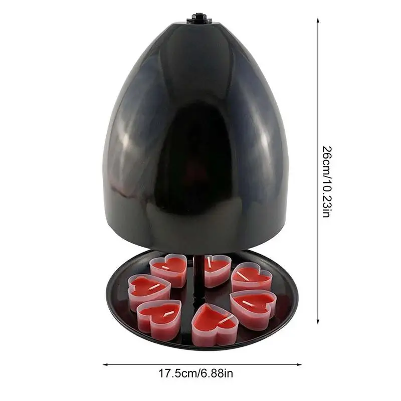 Candle heater kit tea light candle heater metal tea light stove and oven large space candle oven and heating holder hand warmer for offices