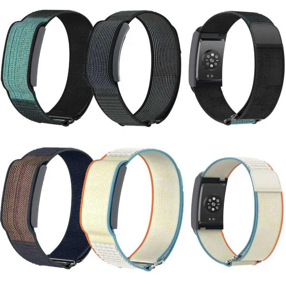 Breathable Nylon Sport Band Loop - Adjustable Fitness Tracker Strap, 22mm Replacement Wristband