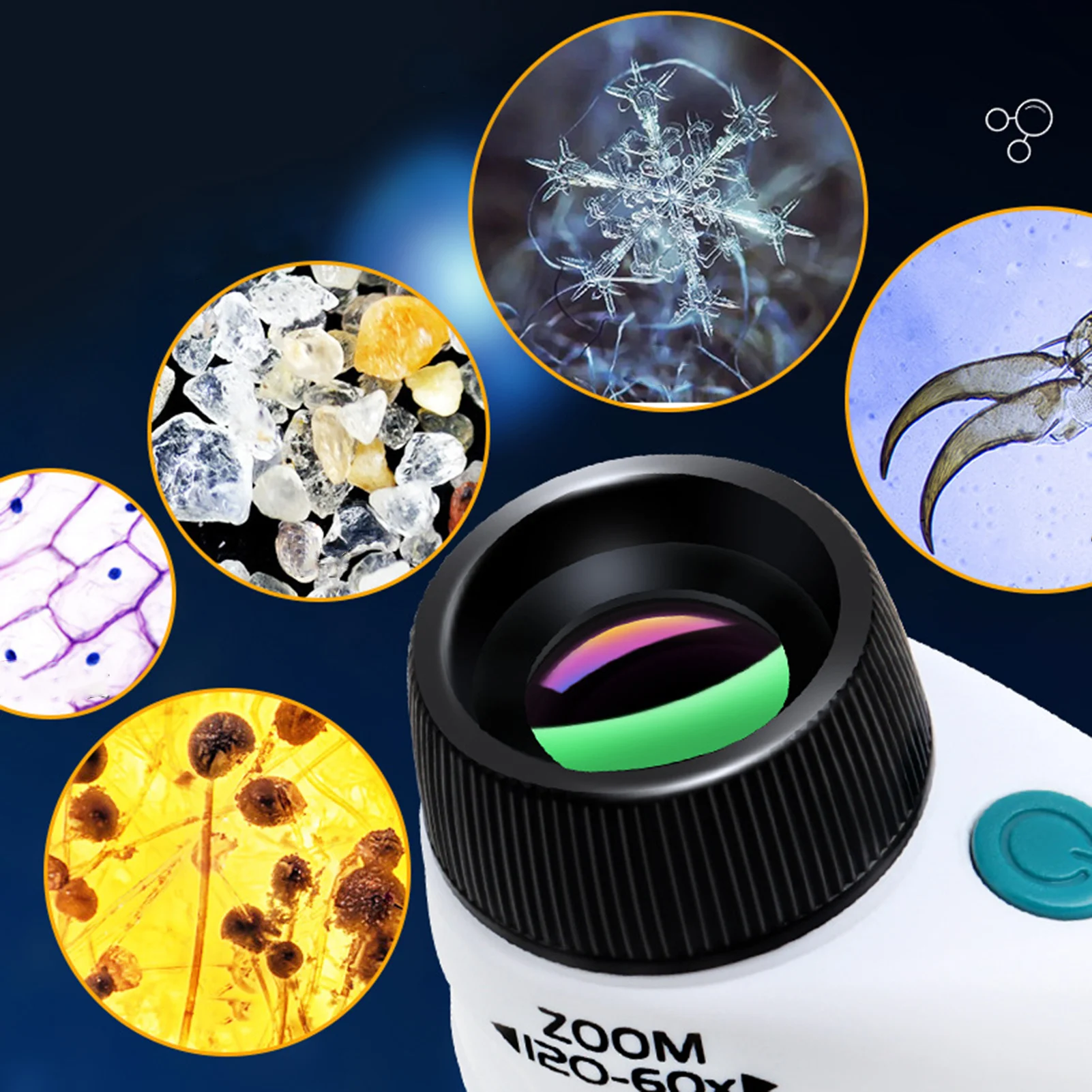 Child Microscope Handheld LED Lighted Toy
