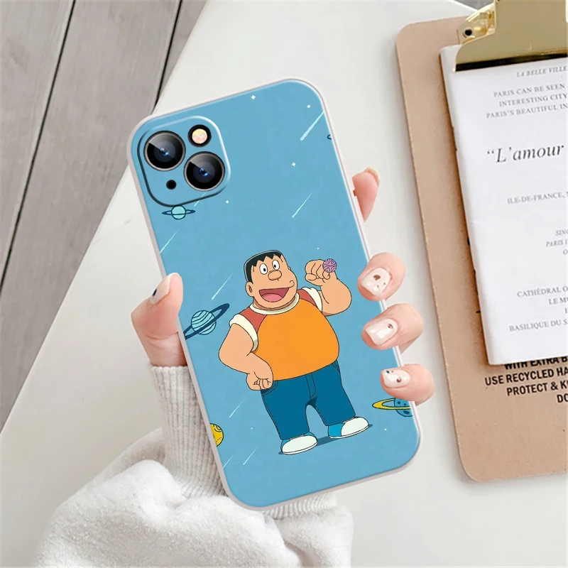 Fashion Doraemon Phone Case For iPhone 13 11 Pro MAX XS XR X 12 Mini 7 8 Plus 6S 6 Cartoon Soft Silicone Shockproof Cover Funda iphone xr card case