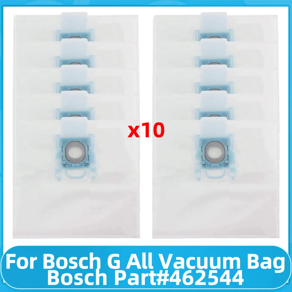 Set 20 Sacchetti Per Aspirapolvere Bosch + 2 Filtri - Compatibili Con Tipo G, PowerProtect, Progress