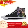 Japanese Manga Anime JoJo Bizarre Adventure Funny Casual Cloth Shoes High Top Lightweight Breathable 3D Print Men Women Sneakers 1