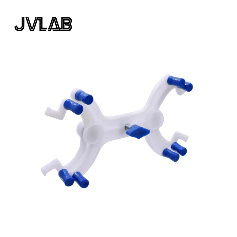 Laboratory Double-Buret Clamp Plastic Burette Clip Holder Beaker Clip