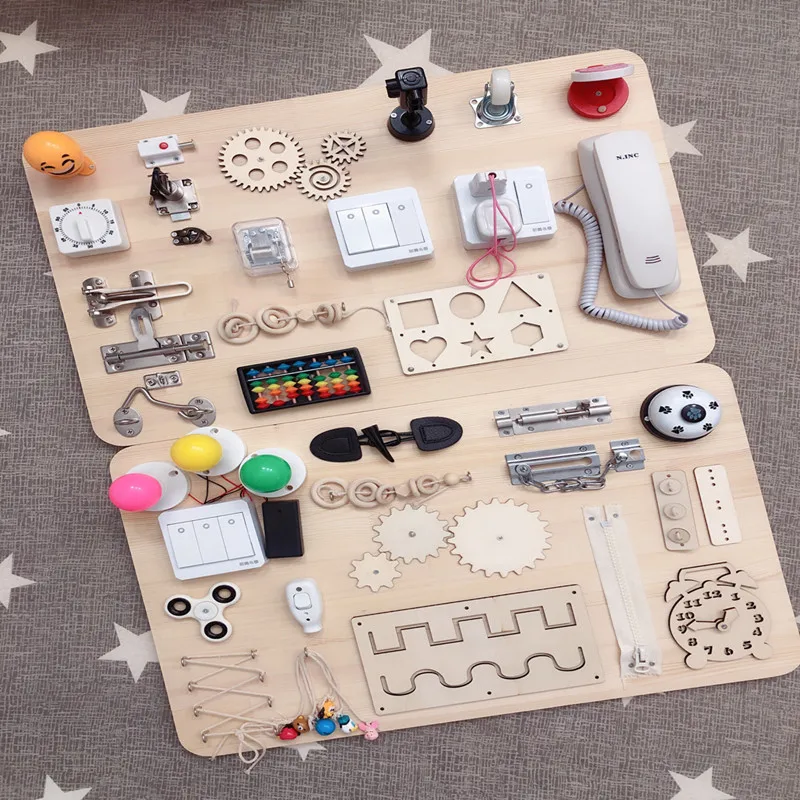 Children Busy Board DIY Toys Baby Montessori Sensory Activity