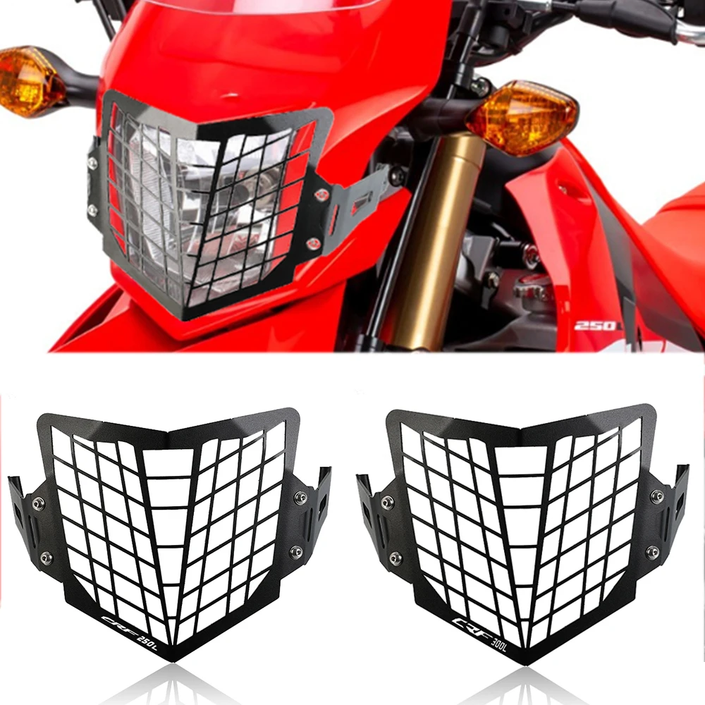 

For Honda CRF250L CRF250M CRF300L CRF250 L/M CRF 300L 2016-2023 2022 2021 2020 Motorcycle Headlight Guard Protector Grill Cover