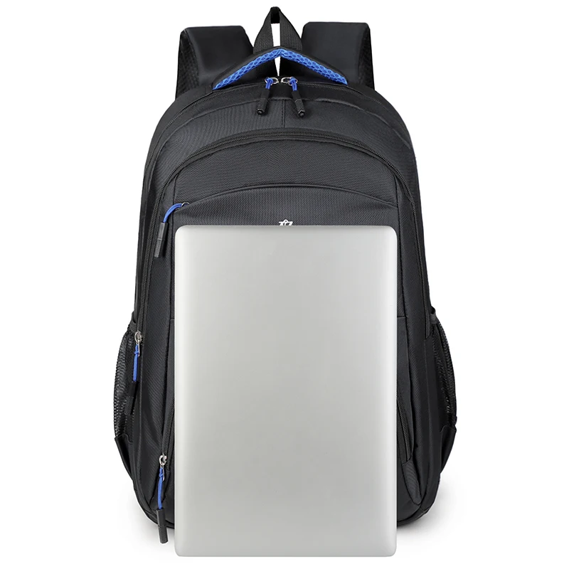 Fashionable multi-layer zipper backpack, large capacity business computer backpack, perfect backpack for commuting and travel, d