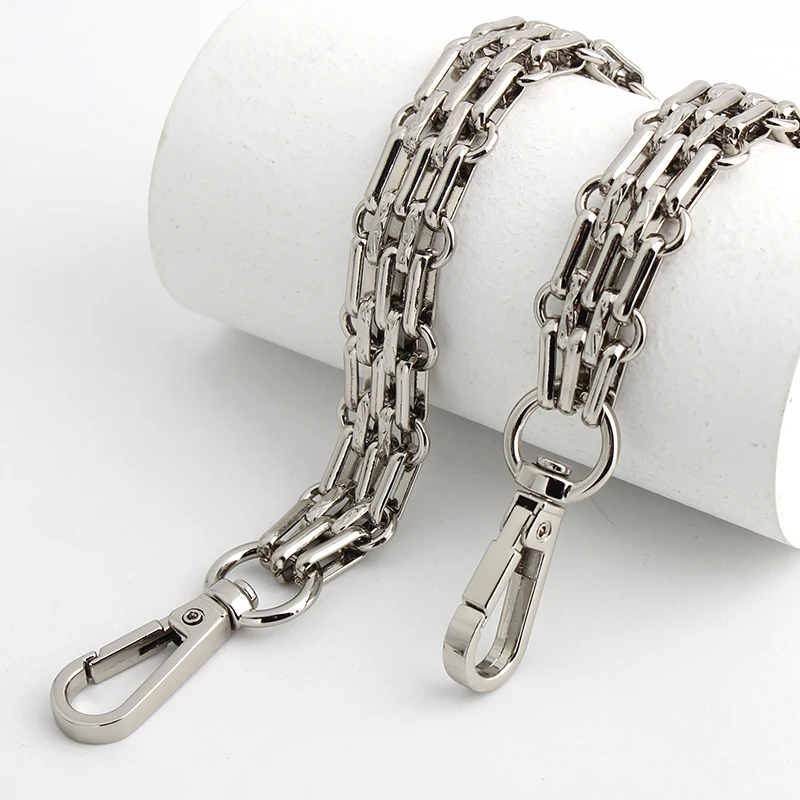16MM 100-130CM Silver Gold Metal Chains for Women Crossbody Handbag Shoulder Bags Purse Strap DIY Replacement Handle Accessories