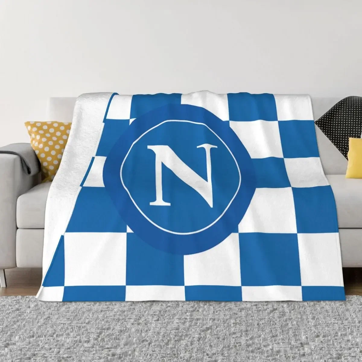 Football Ssc Naples Wool Blanket Creative Throw Blanket for Bed Sofa Couch 150x200cm Plush Thin Quilt blanket 2
