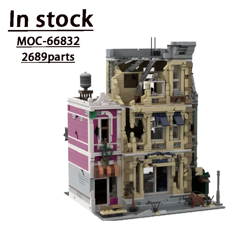 10278 Classic Set Street View Compatibile Con Il Nuovo Modello Di Building Block City Street View Moc-66832; 2689 Parti Regalo Giocattolo Per Bambini