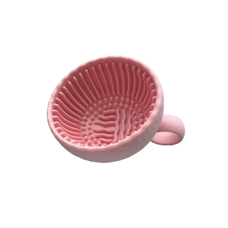 Silicone Makeup Brush Cleaning Bowl and Soft Scrubber Mat