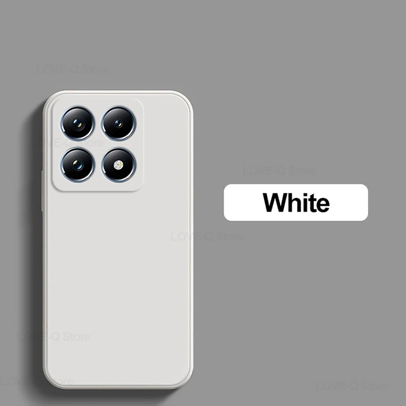Premium Liquid Silicone Shockproof Phone Case - Lightweight Soft TPU Protective Back Cover
